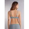 Woman’s Embrace Simplicity Francesca Balconette Bra(Blue – Ash Blue)
