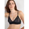 Woman’s Emma Lace Triangle Bra(Black – Black)