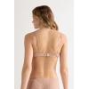 Woman’s Emma Refined Everyday Bralette Triangle Bra in Silk(Natural – Satin Pink)