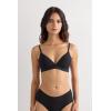 Woman’s Emma Superior Comfort Triangle Bra(Black – Black)