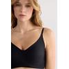 Woman’s Eri Microfiber Bra(Black – Black)