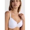 Woman’s Francesca Lace Balconette Bra(White – White)