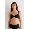 Woman’s Francesca Superior Comfort Balconette Bra(Black – Black)