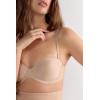 Woman’s Giada Microfiber Bandeau Bra(Natural – Honey Soft Beige)