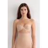 Woman’s Giada Microfiber Bandeau Bra(Natural – Honey Soft Beige)
