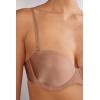 Woman’s Giada Microfiber Bandeau Bra(Natural – Marrone Cappuccino)
