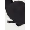 Woman’s Gioia Bandeau Bra in Ultralight Microfiber(Black – Black)
