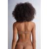 Woman’s Gioia Bandeau Bra in Ultralight Microfiber(Natural – Caramel Dark Beige)