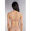 Woman’s Gioia Bandeau Bra in Ultralight Microfiber(Natural – Honey Soft Beige)