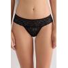 Woman’s Lace Brazilian(Black – Black)