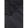 Woman’s Lace and Microfiber ‘80s Style Brazilian(Black – Black)