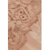 Woman’s Lace and Microfiber ‘80s Style Brazilian(Natural – Honey Soft Beige)