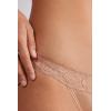 Woman’s Lace and Microfiber Carioca Brazilian(Natural – Honey Soft Beige)