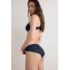 Woman’s Lace and Silk Bikini Briefs(Blue – Intense Blue)