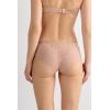 Woman’s Lace and Silk Bikini Briefs(Natural – Satin Pink)