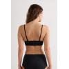 Woman’s Laila Microfiber Bra(Black – Black)