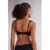 Woman’s Lara Cotton Triangle Bra(Black – Black)