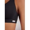 Woman’s Lara Cotton Triangle Bra(Black – Black)