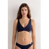 Woman’s Lara Cotton Triangle Bra(Blue – Intense Blue)