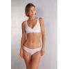 Woman’s Lara Cotton Triangle Bra(White – White)