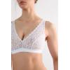 Woman’s Lara Lace Triangle Bra(White – White)