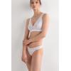 Woman’s Lara Lace Triangle Bra(White – White)
