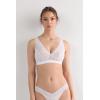 Woman’s Lara Lace Triangle Bra(White – White)