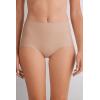 Woman’s Light Shaping Cotton High Waist Panties(Natural – Honey Soft Beige)