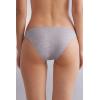 Woman’s Low Rise Cotton Panties(Grey – Light Grey Melange)
