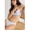 Woman’s Low Rise Cotton Panties(White – White)