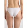 Woman’s Low Rise Cotton Panties(White – White)