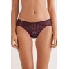 Woman’s Low Rise Lace Panties(Burgundy – Dark Burgundy)