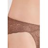 Woman’s Low Rise Lace Panties(Natural – Caramel Dark Beige)