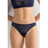 Woman’s Microfiber Lace Brazilian(Blue – Intense Blue)