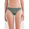 Woman’s Microfiber Lace Brazilian(Green – Forest Green)