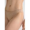 Woman’s Microfiber Lace Brazilian(Natural – Honey Soft Beige)