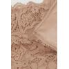 Woman’s Microfiber Lace Brazilian(Natural – Honey Soft Beige)