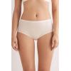 Woman’s Microfiber and Lace High Rise Panties(Natural – Avorio Crema)