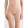 Woman’s Microfiber and Lace High Rise Panties(Natural – Honey Soft Beige)