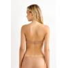Woman’s Monica Bandeau Bra in Ultralight Microfiber(Medium Beige)