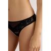 Woman’s Pretty Flowers Brazilian(Black – Black)
