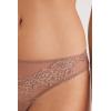 Woman’s Pretty Flowers Brazilian(Natural – Caramel Dark Beige)