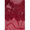 Woman’s Pretty Flowers Brazilian(Red – Sealing Wax Red)