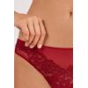 Woman’s Pretty Flowers Brazilian(Red – Sealing Wax Red)