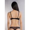 Woman’s Pretty Flowers Gioia Super Push-up Bra(Black – Black)