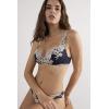 Woman’s Pretty Flowers Gioia Super Push-up Bra(Blue – Deep Blue/Vanilla)