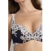 Woman’s Pretty Flowers Gioia Super Push-up Bra(Blue – Deep Blue/Vanilla)