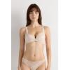 Woman’s Pretty Flowers Gioia Super Push-up Bra(Natural – Avorio Crema)