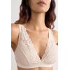 Woman’s Pretty Flowers Lara Triangle Bra(Natural – Avorio Crema)