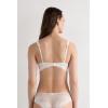 Woman’s Pretty Flowers Sofia Balconette Bra(Ivory – Powder White)